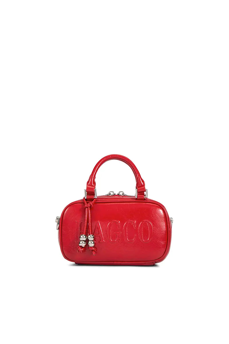 Spring Summer Boston Style Bowling Crossbody Bag