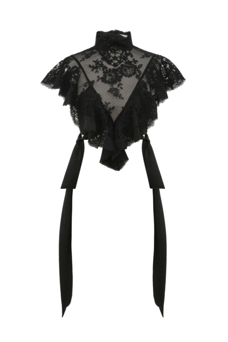 Lightness Streamer Lace Crop Top