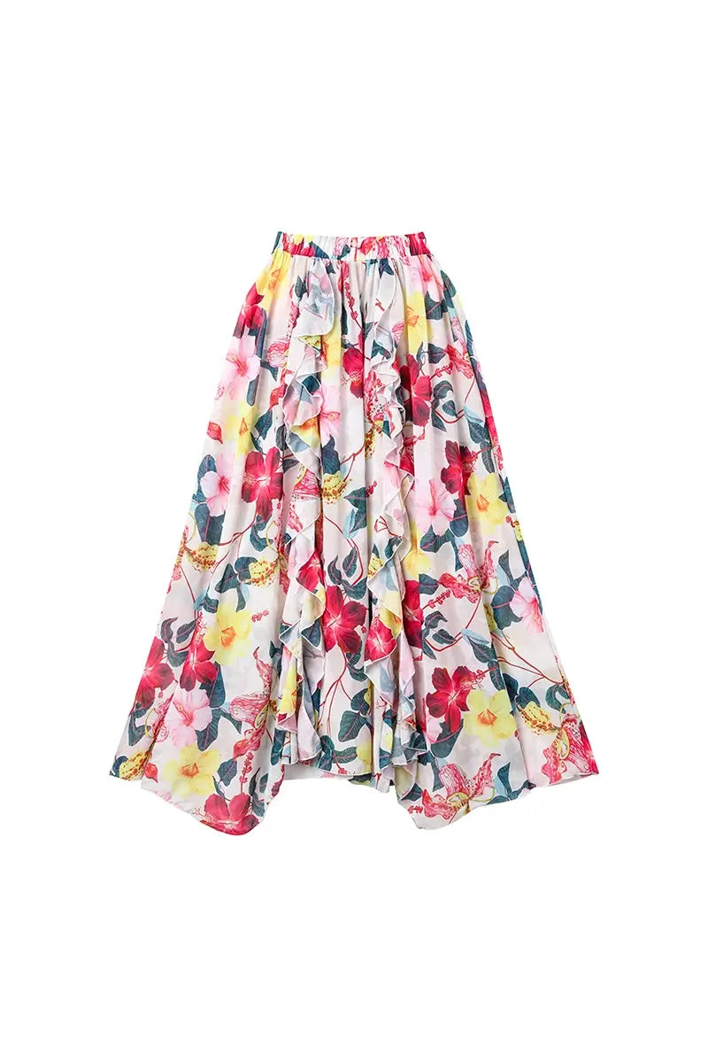 3D Bloemen Snit Badpak Eendelig Set