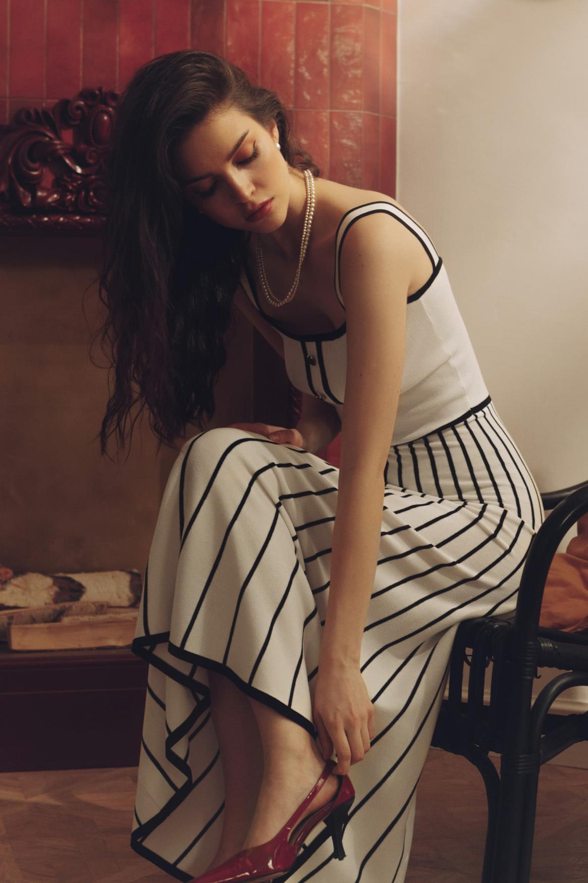 Pag Knit Cami Midi-jurk