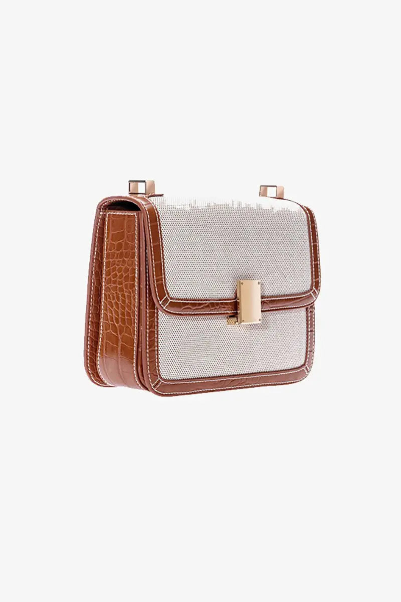 Minimalist Canvas Crossbody Shoulder Bag for Women