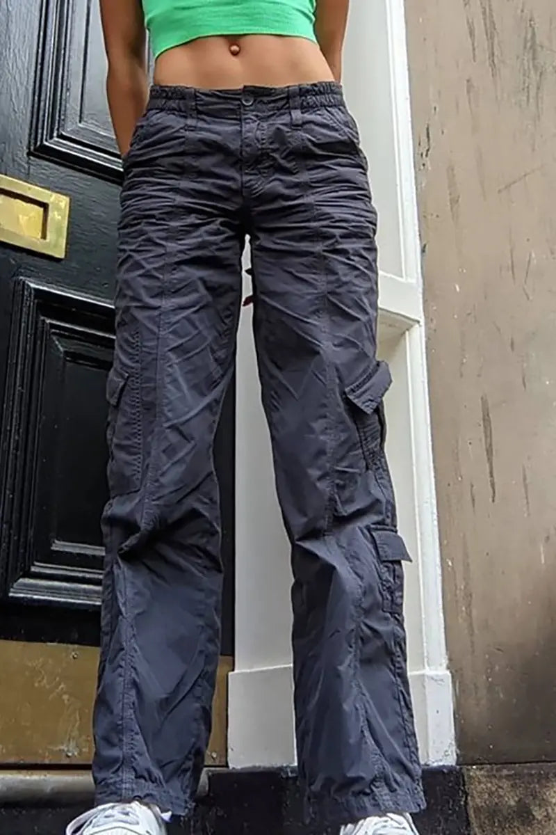 Lage taille cargobroek