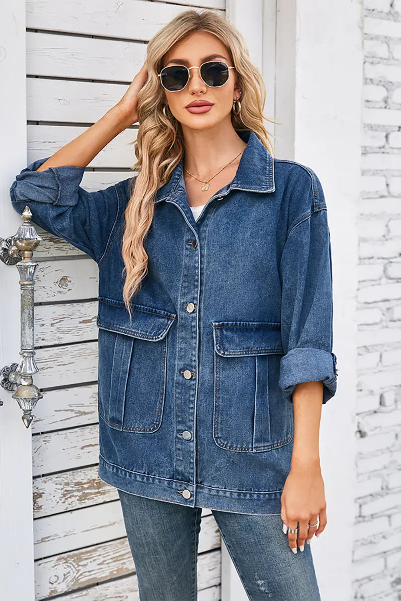 Casual Fall Denim Jacket