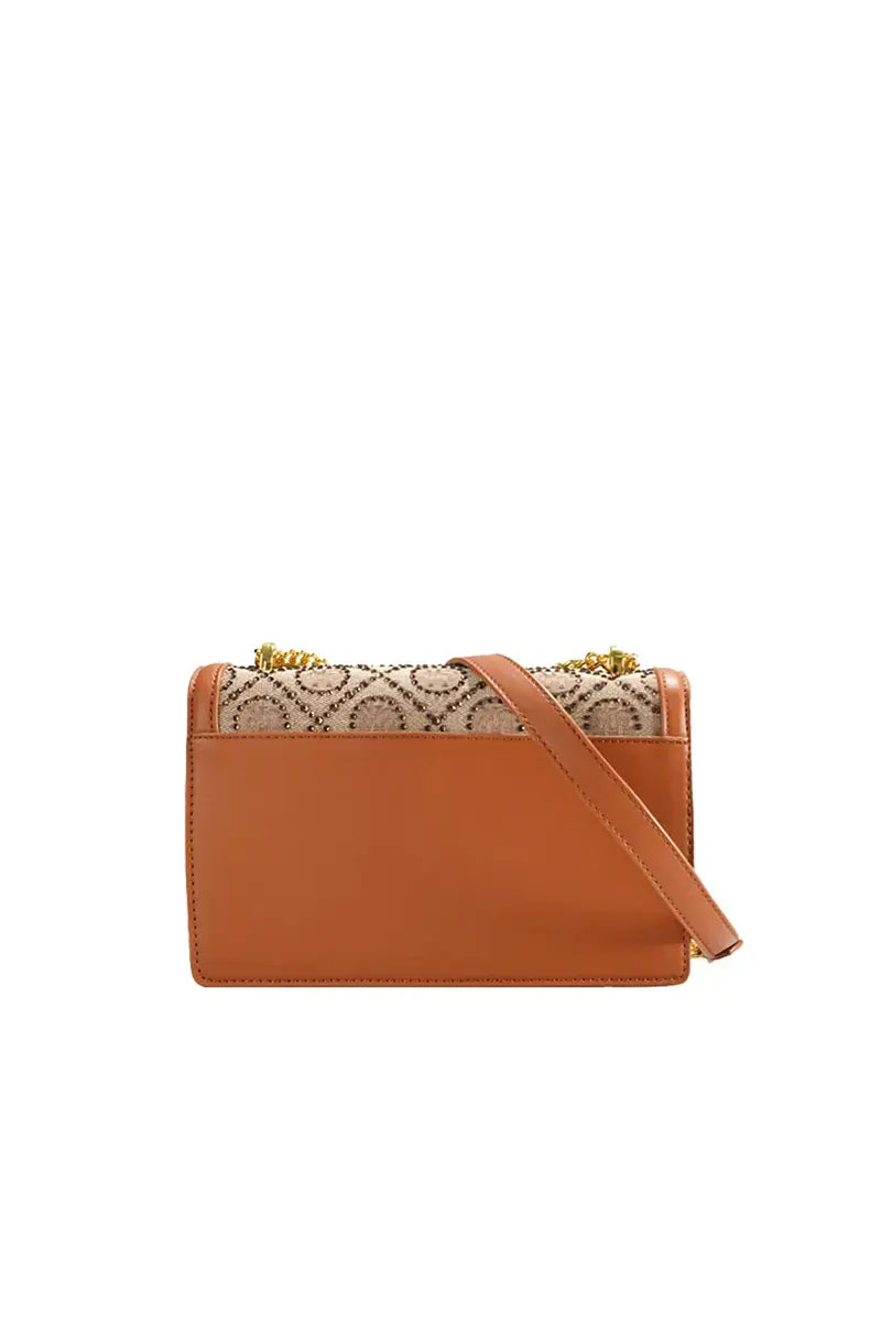 Vintage Jacquard Star Crossbody Shoulder Bag