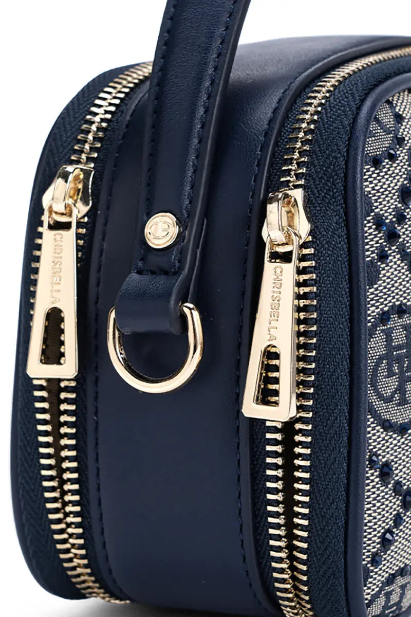 New Heavy Embellished Rhinestone Tote Bag