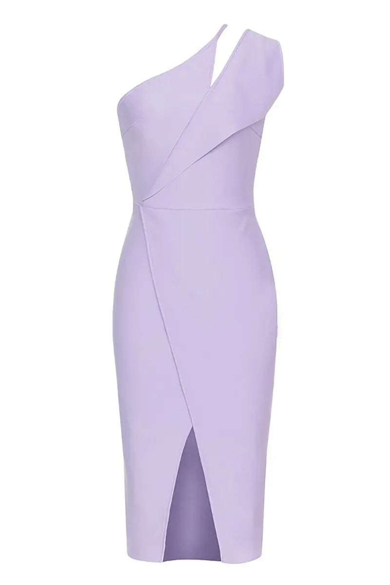 Asymmetrical Bandage Evening Dress