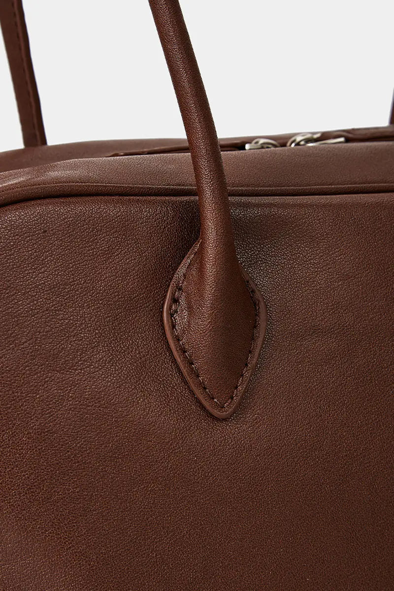 Vegetable-Tanned Leather Box Toast Bag