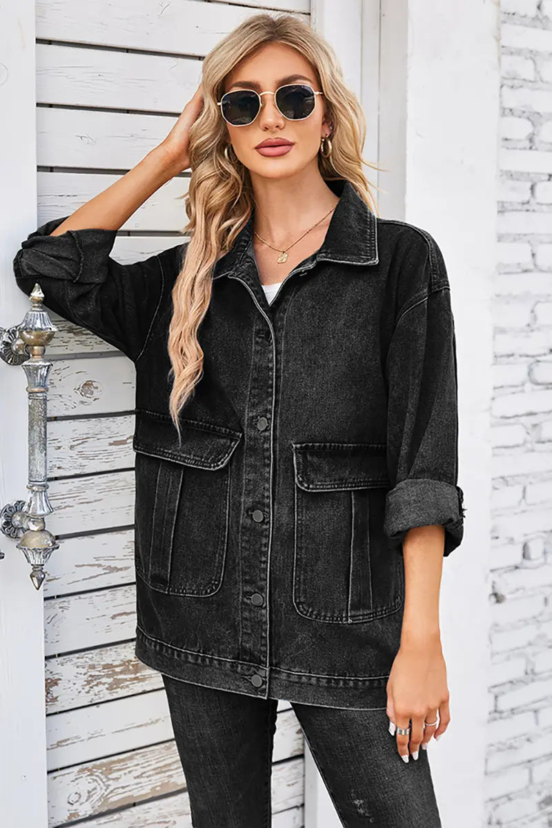 Casual Fall Denim Jacket