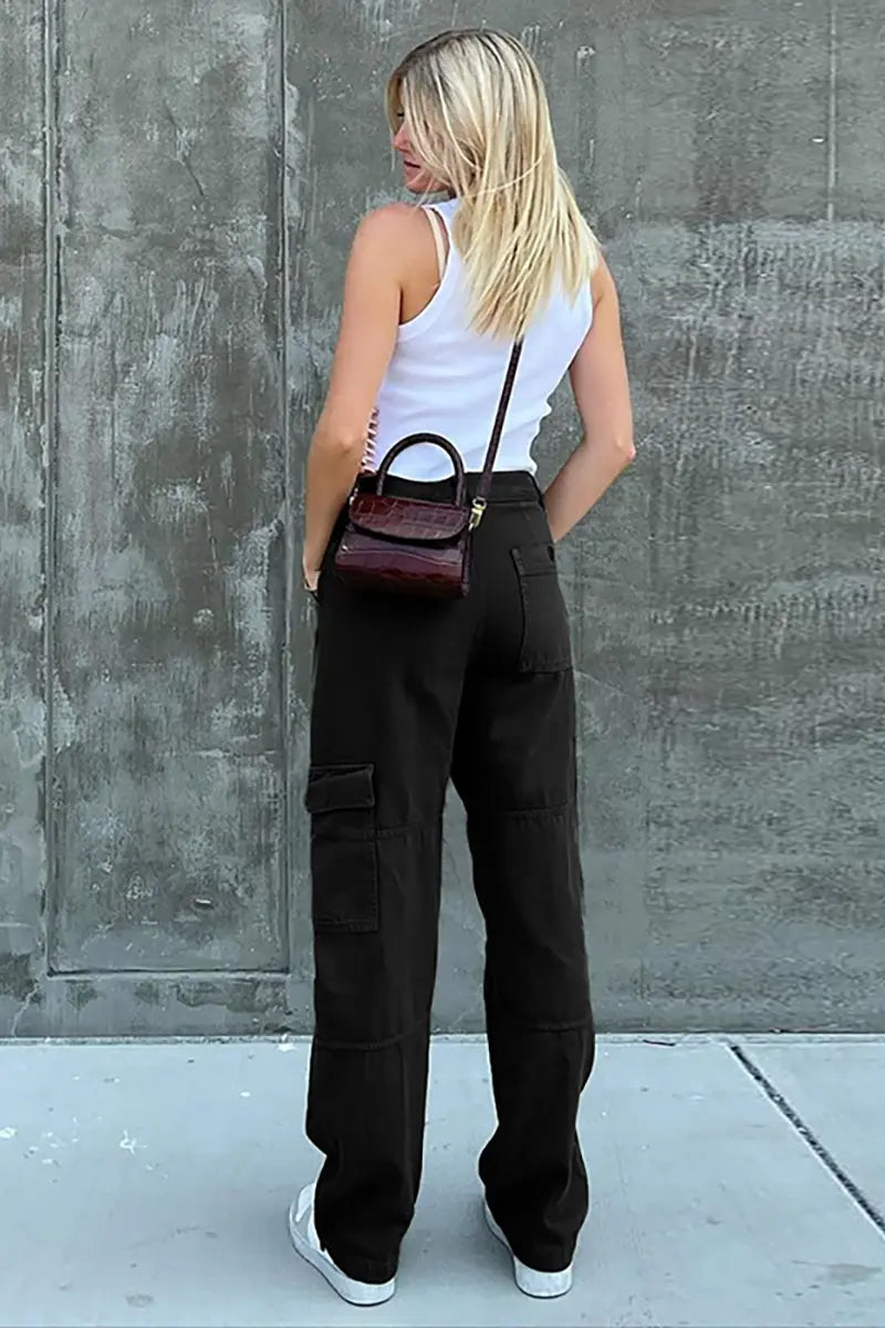 Vintage groene vaders jeans