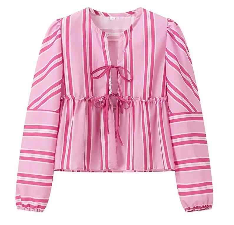 Gestreepte Shorts & Blouse