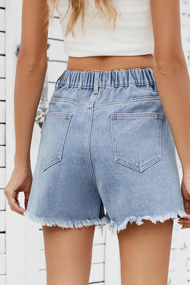 Zomerse Afslankende Denim Shorts