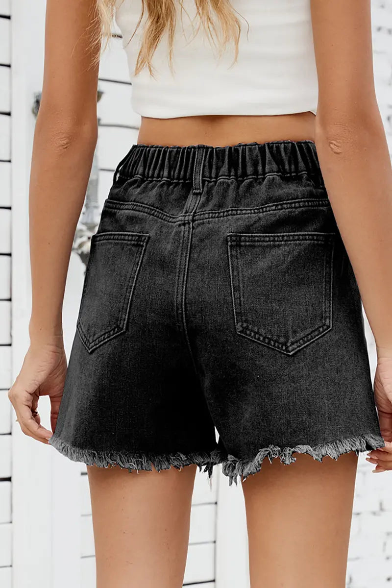 Zomerse Afslankende Denim Shorts