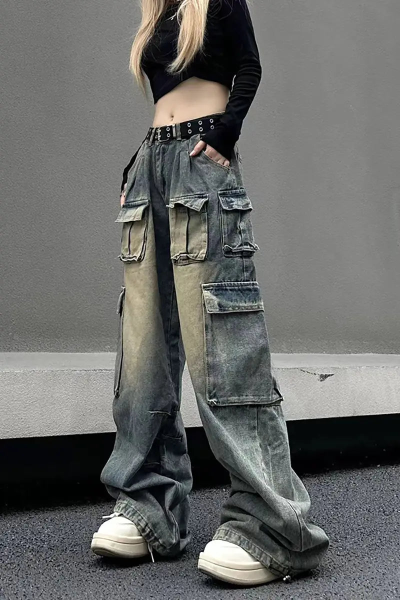 High-Street American Cargo Jeans