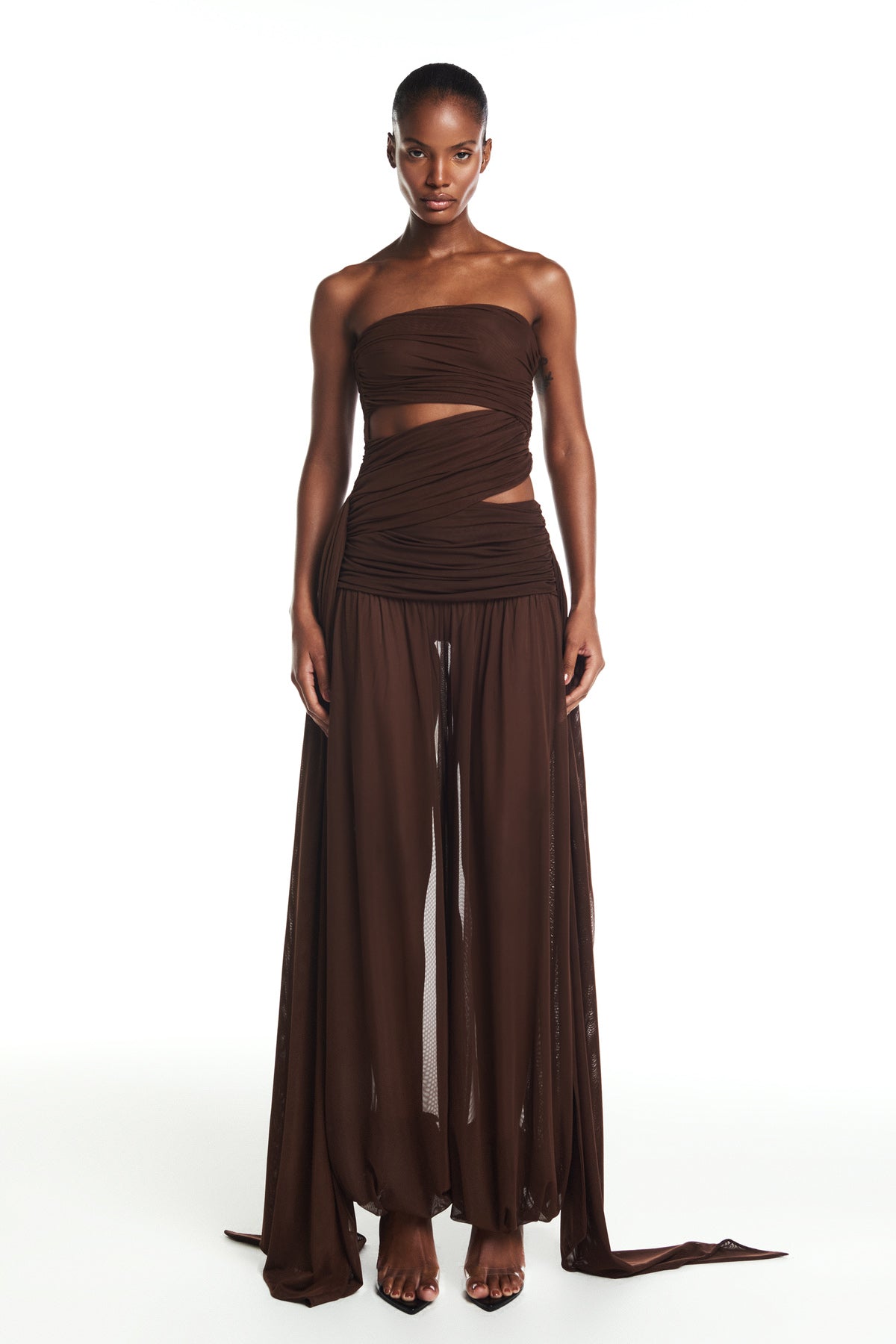 Sandswept Tulle Top & Aladdin Pants Set