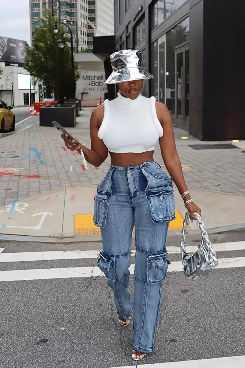 Casual Versatile Multi-Pocket Work Pants