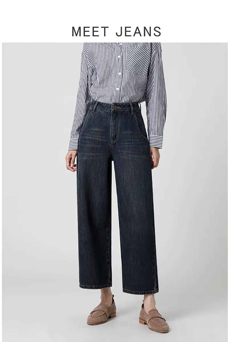 Old Money Vintage Rechte Jeans