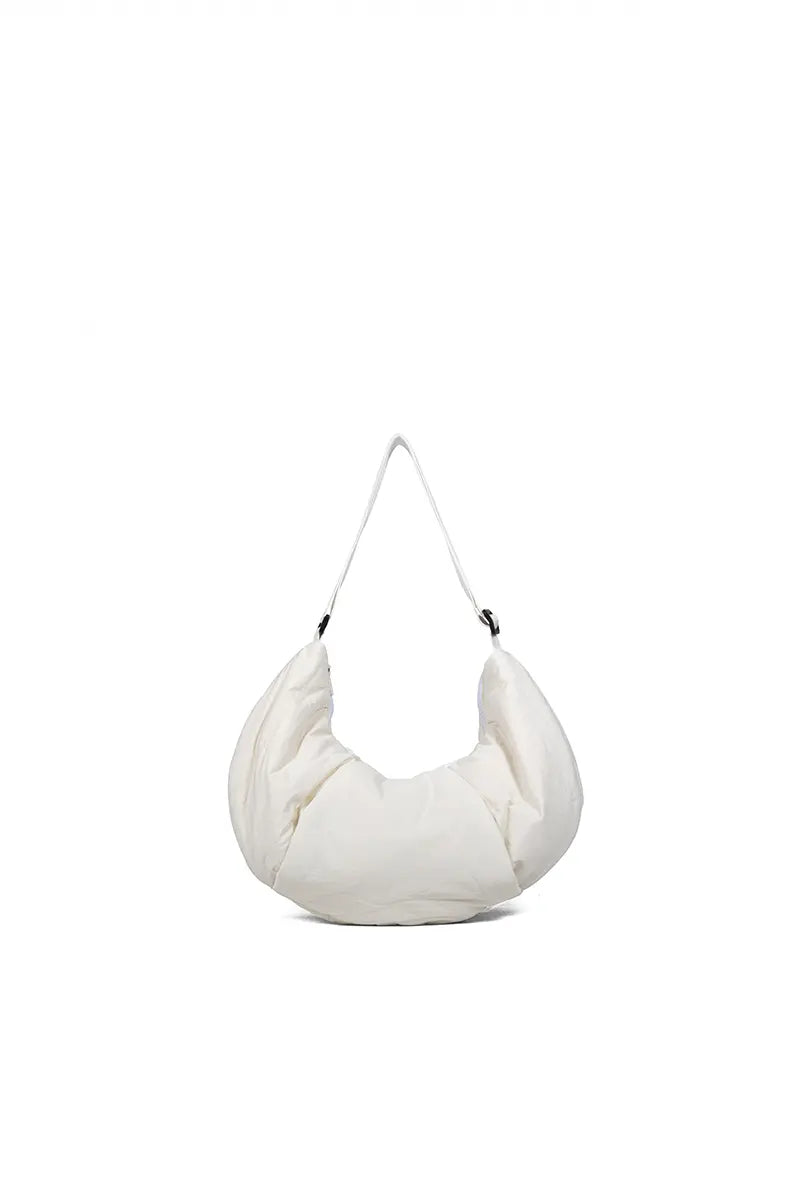 New Lightweight Ruched Hobo Crossbody Bag