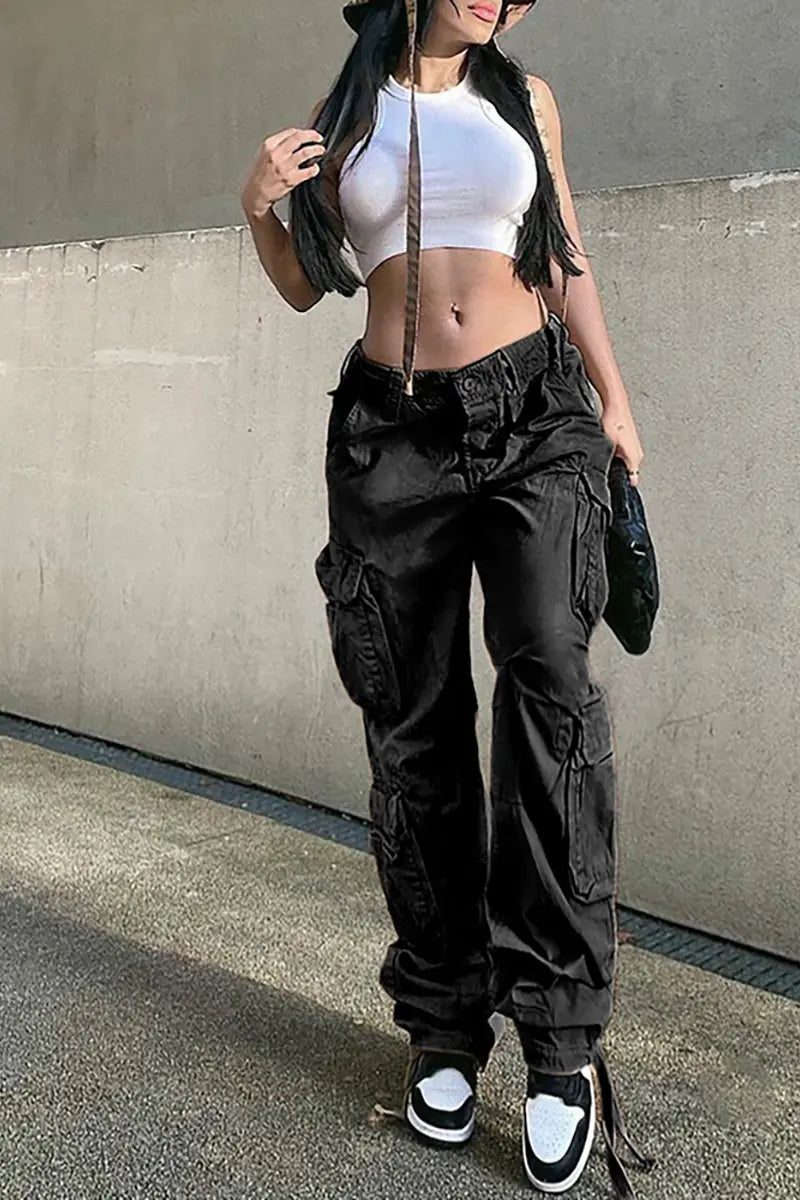 Urban Hip-Hop Denim Trousers