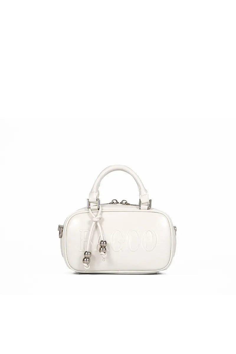 Spring Summer Boston Style Bowling Crossbody Bag