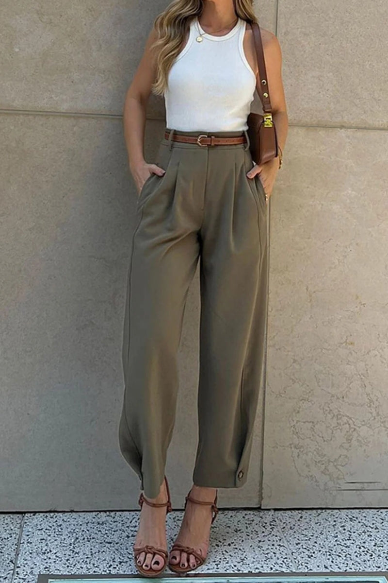 Unike malingsprut slitte avkortede denim bukser