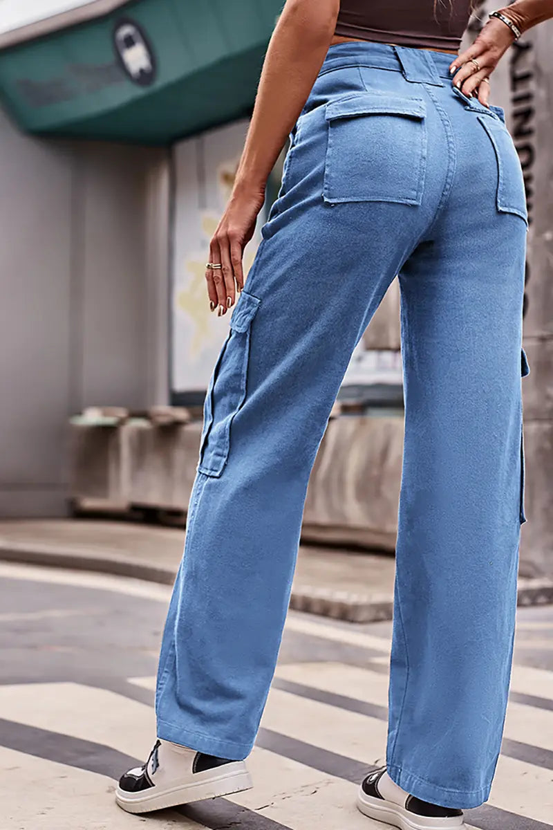 Veelzijdige jeans met meerdere zakken