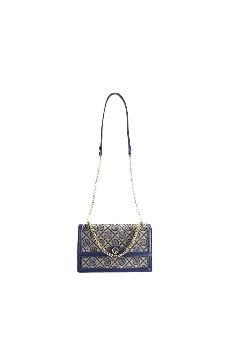 Vintage Jacquard Star Crossbody Shoulder Bag