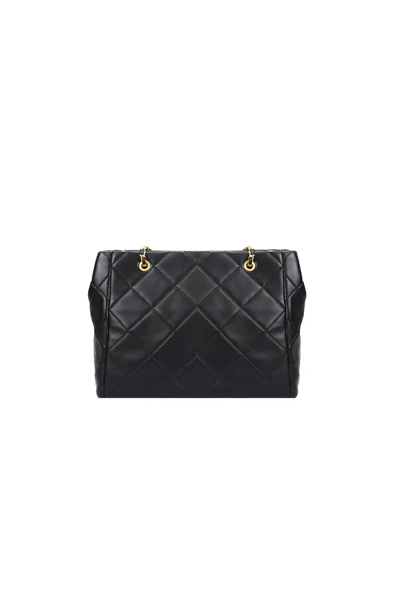 Quilted Chain Crossbody Bag in Chanel-Inspired Style