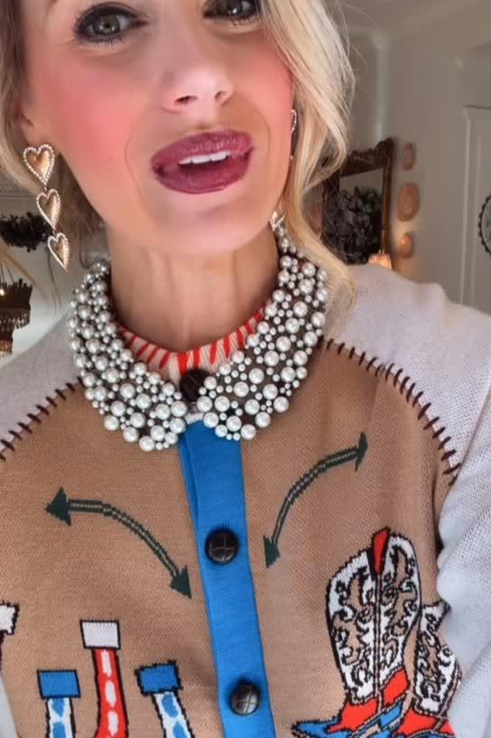 White Statement Collar Necklace