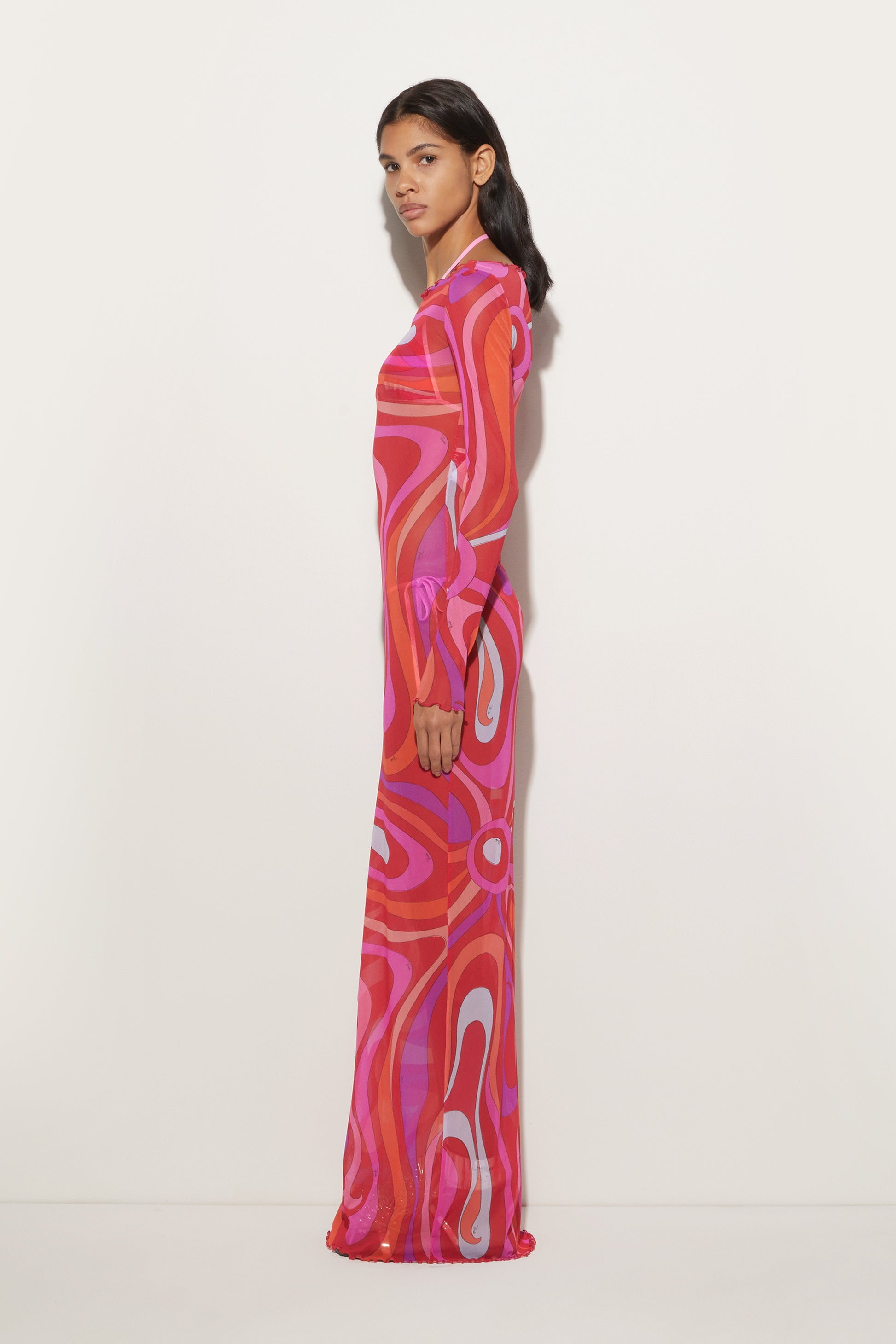 Marm Chiffon Maxi Dress