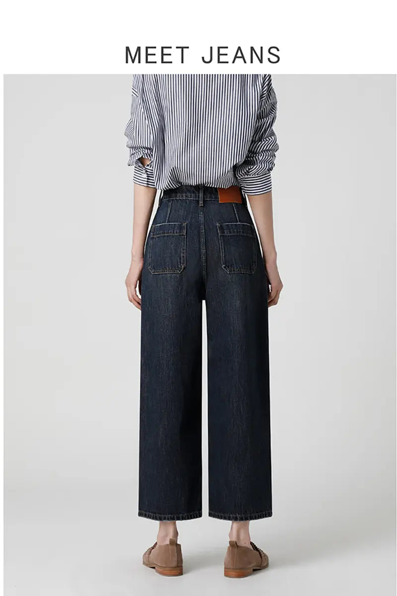 Old Money Vintage Rechte Jeans