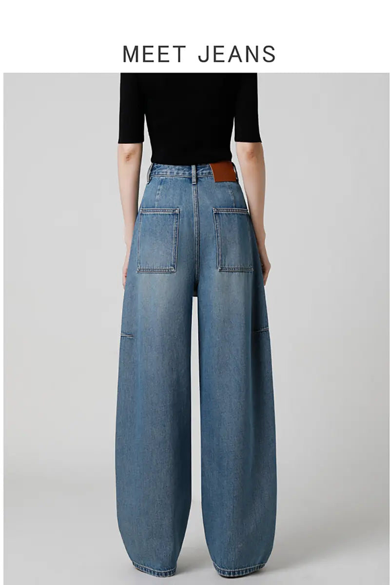 Designer High-Waist Arc Jeans