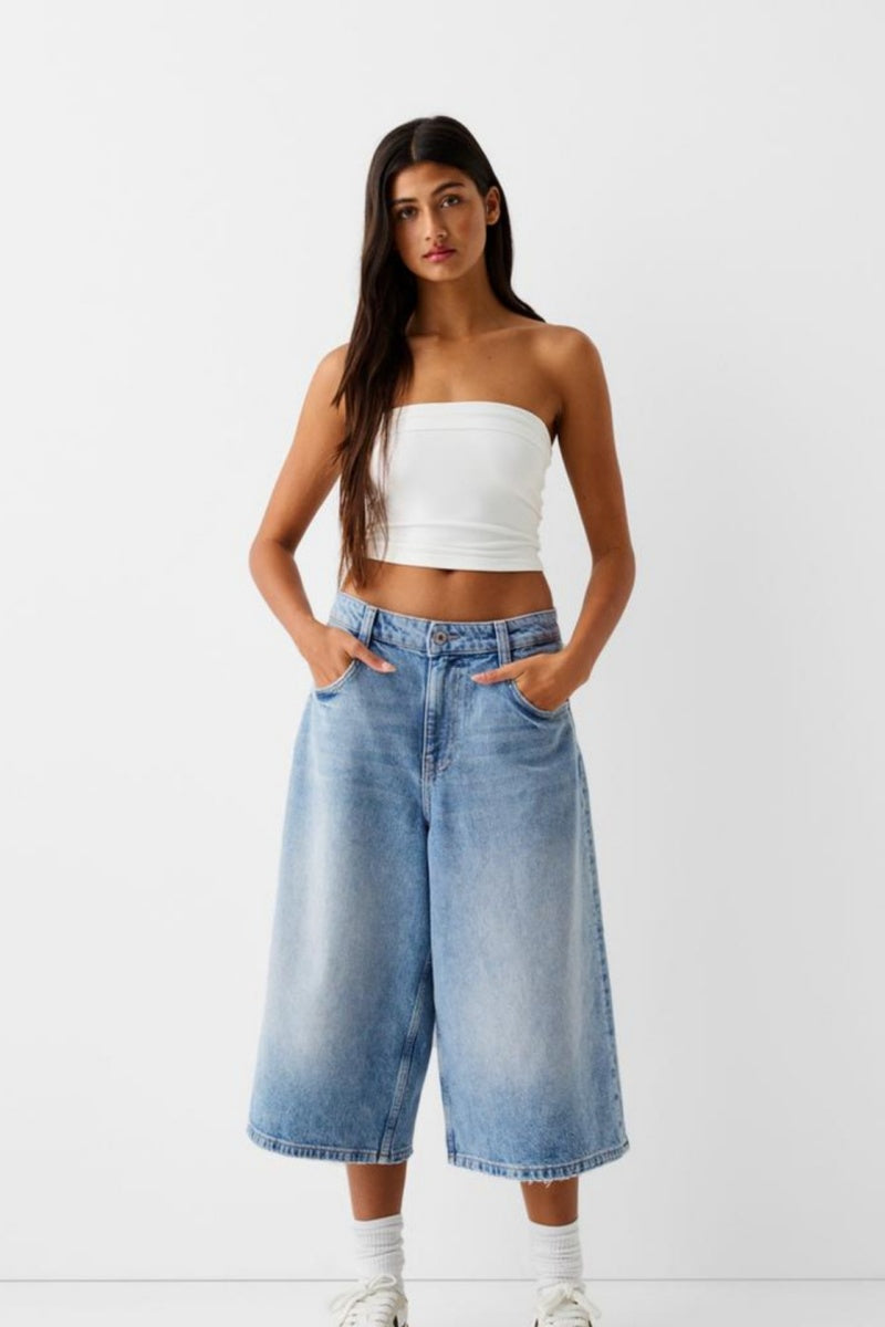 Low-Waisted Seven-Point jeans