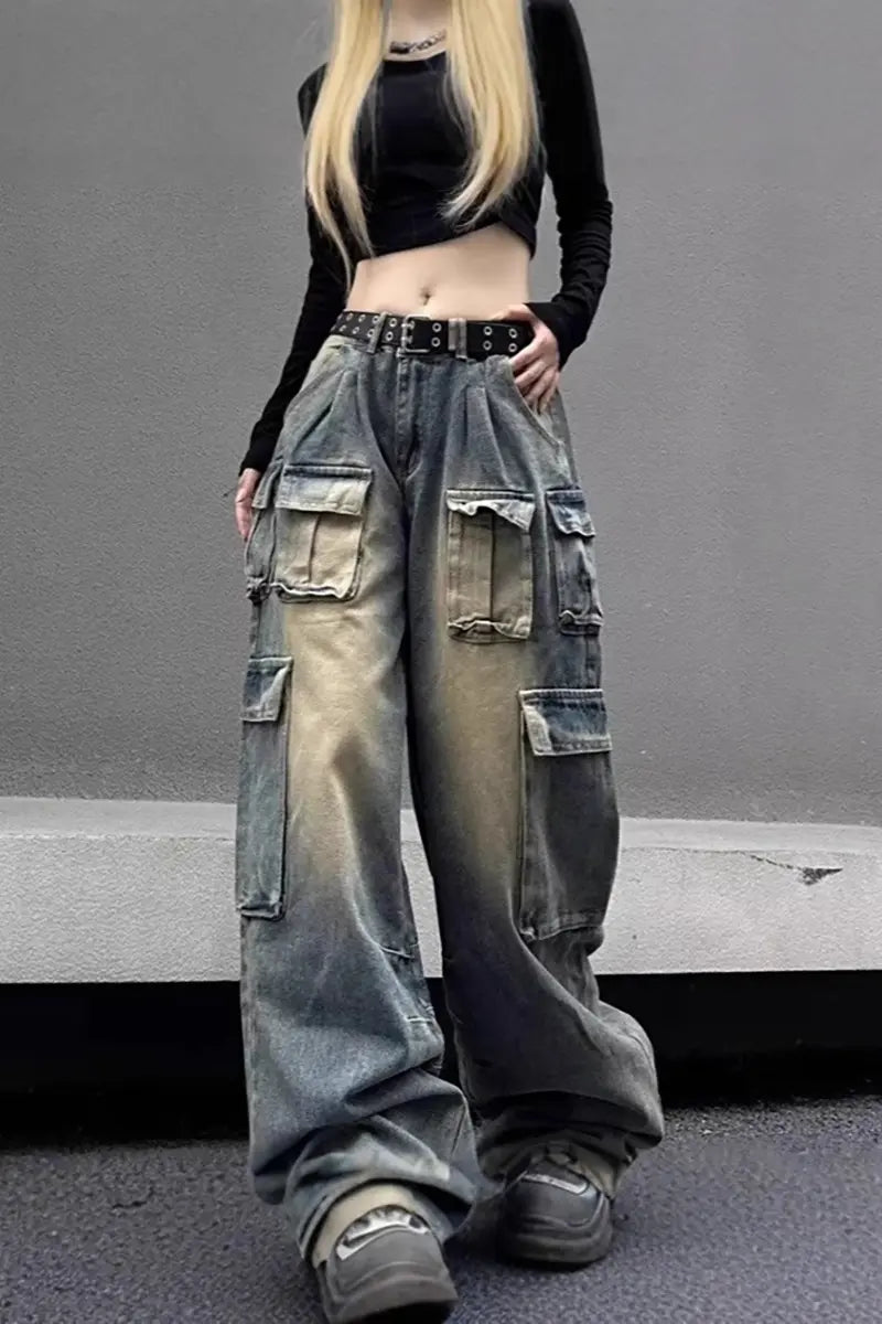 High-Street American Cargo Jeans