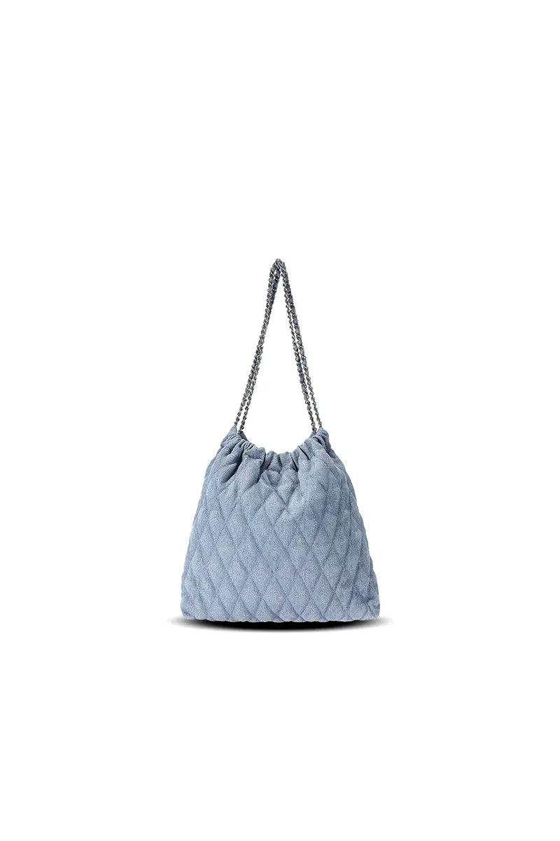 Washed Effect Slouchy Utility Tote Bag