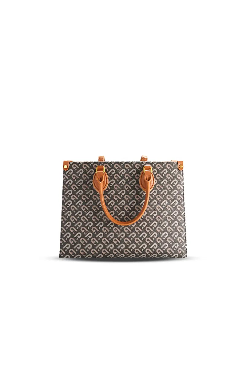 Large Capacity Letter Print Underarm Tote Bag