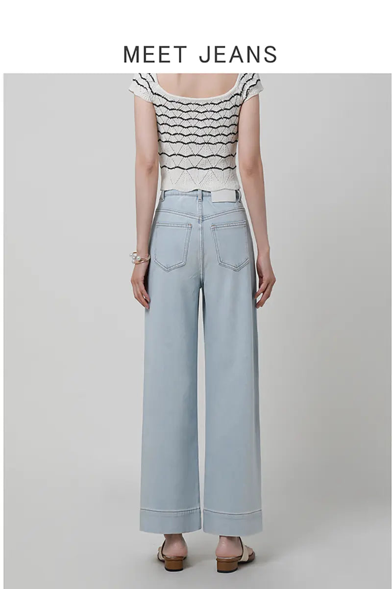 High-Waist Wide-Leg Jeans