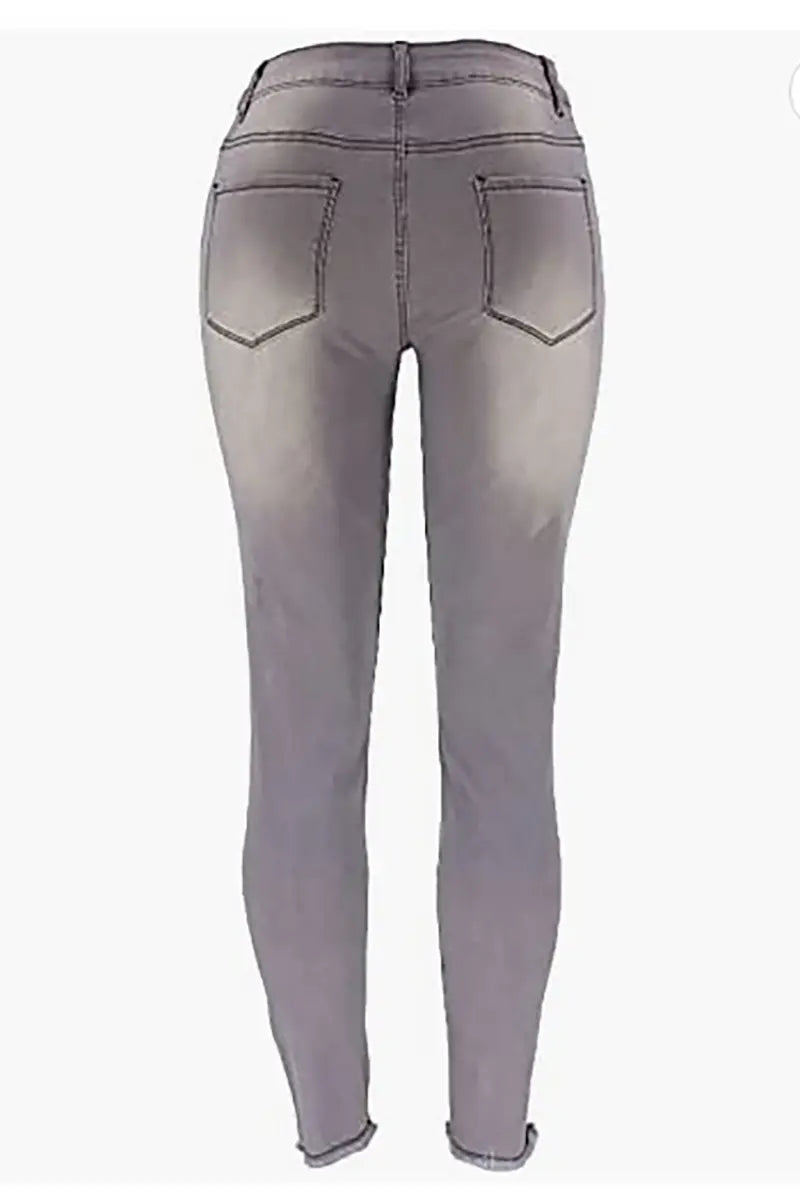 High-Waisted Stretch Skinny Jeans