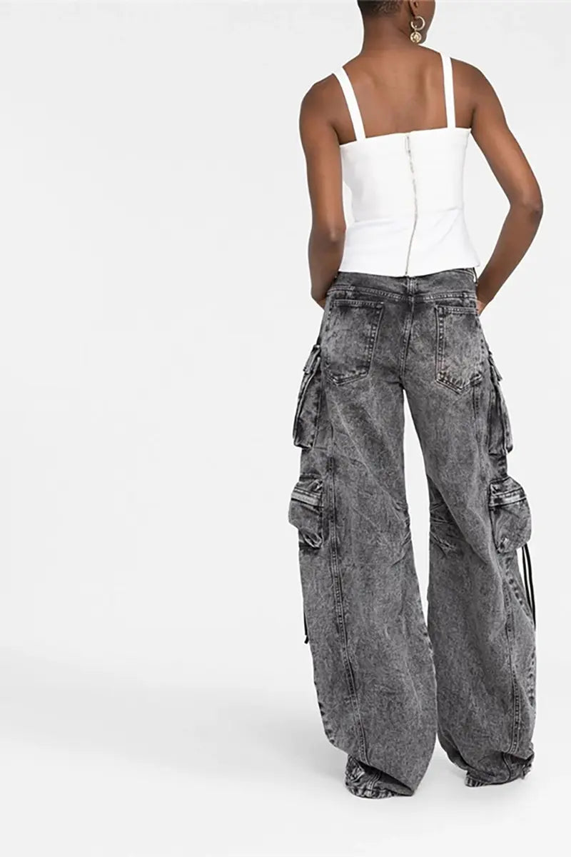 Straatstijl Cargo Denim