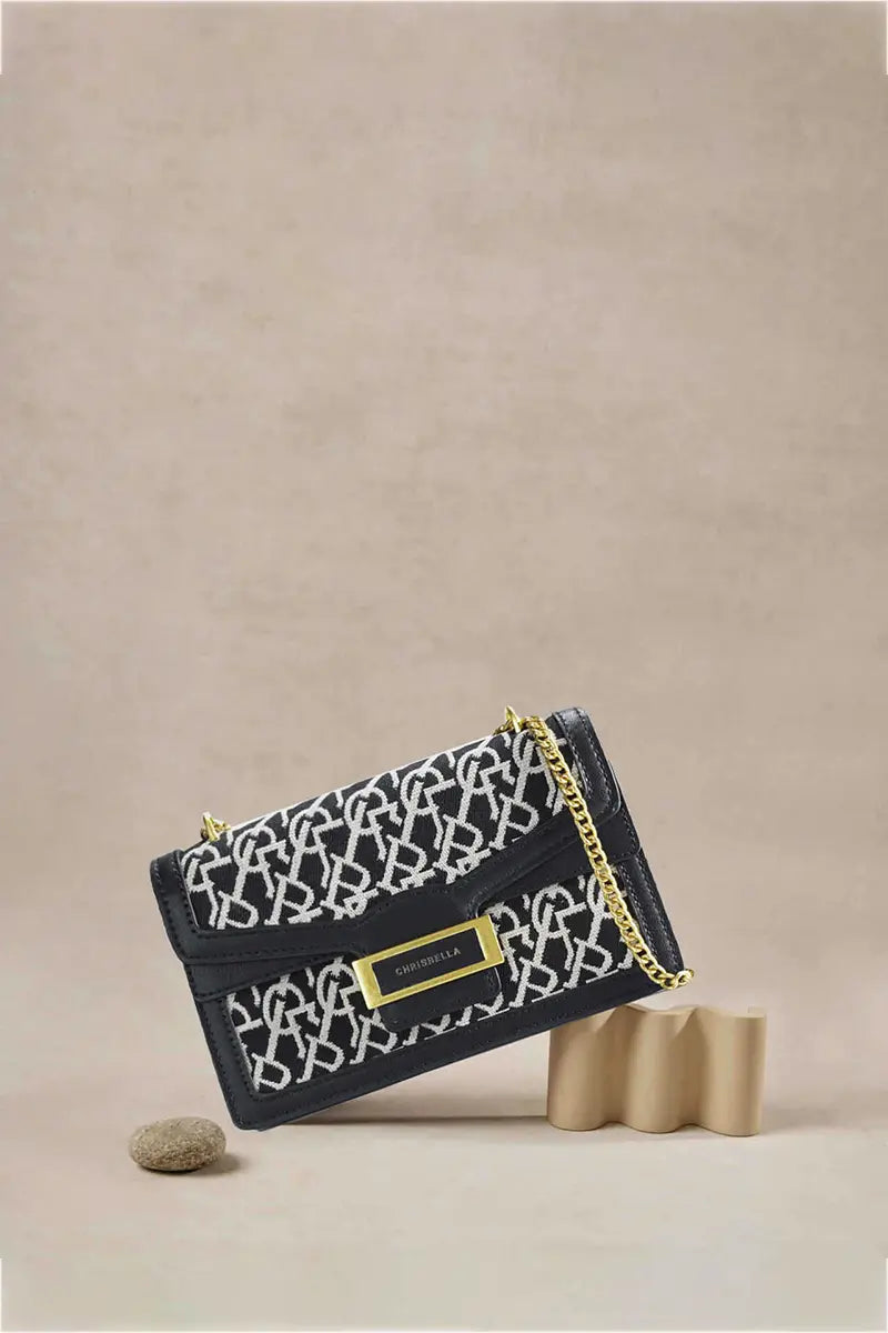 Jacquard Stitch Chain Dionysus Crossbody Bag