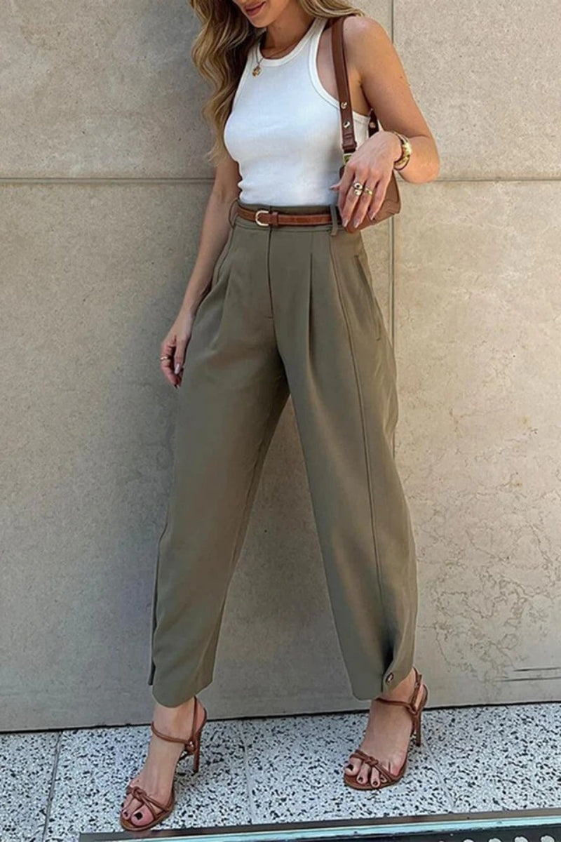 Unieke verfspatten distressed cropped spijkerbroek