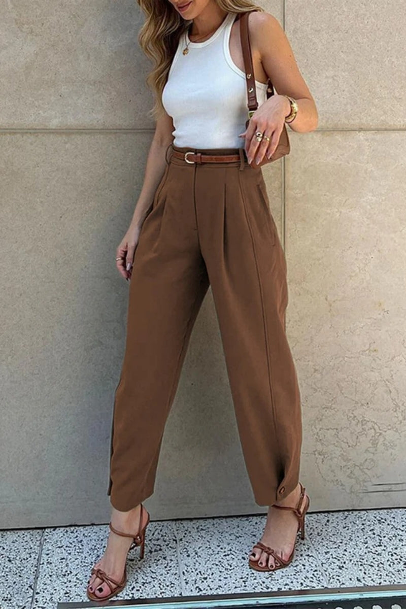 Unike malingsprut slitte avkortede denim bukser