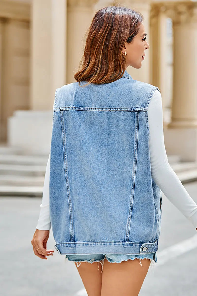 Classic Denim Vest Top