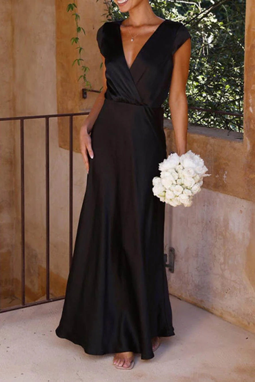 Selma Maxi Jurk - Zwart