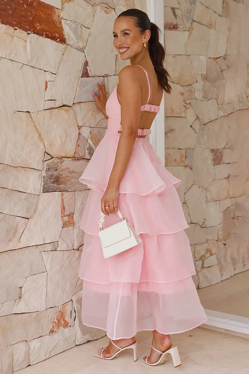 Shayla Maxi-jurk - Roze