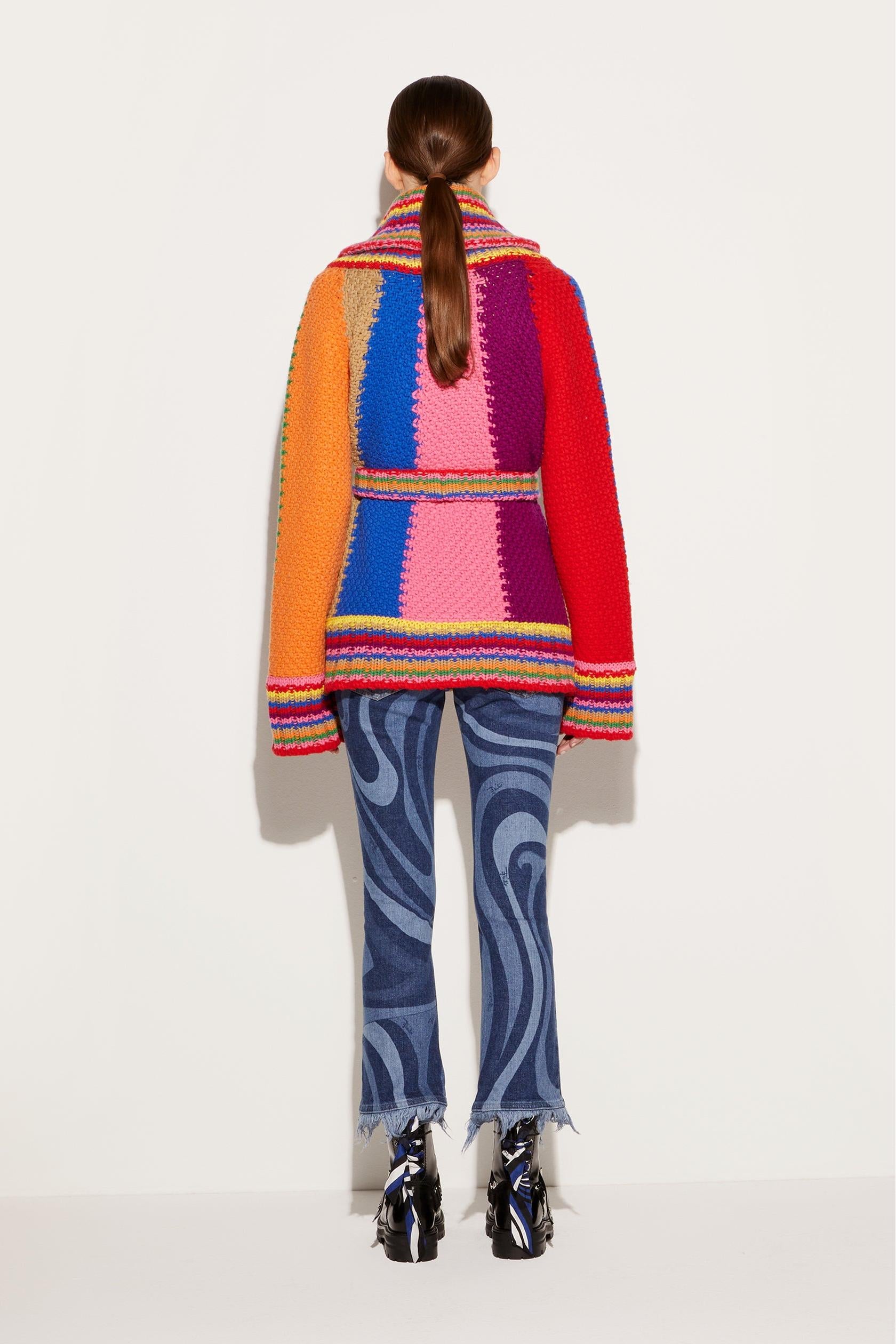 Kady's colorblock cardigan