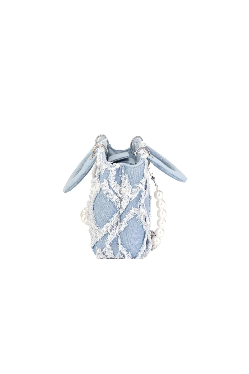 Summer New Denim Flap Shoulder & Top Handle Bag