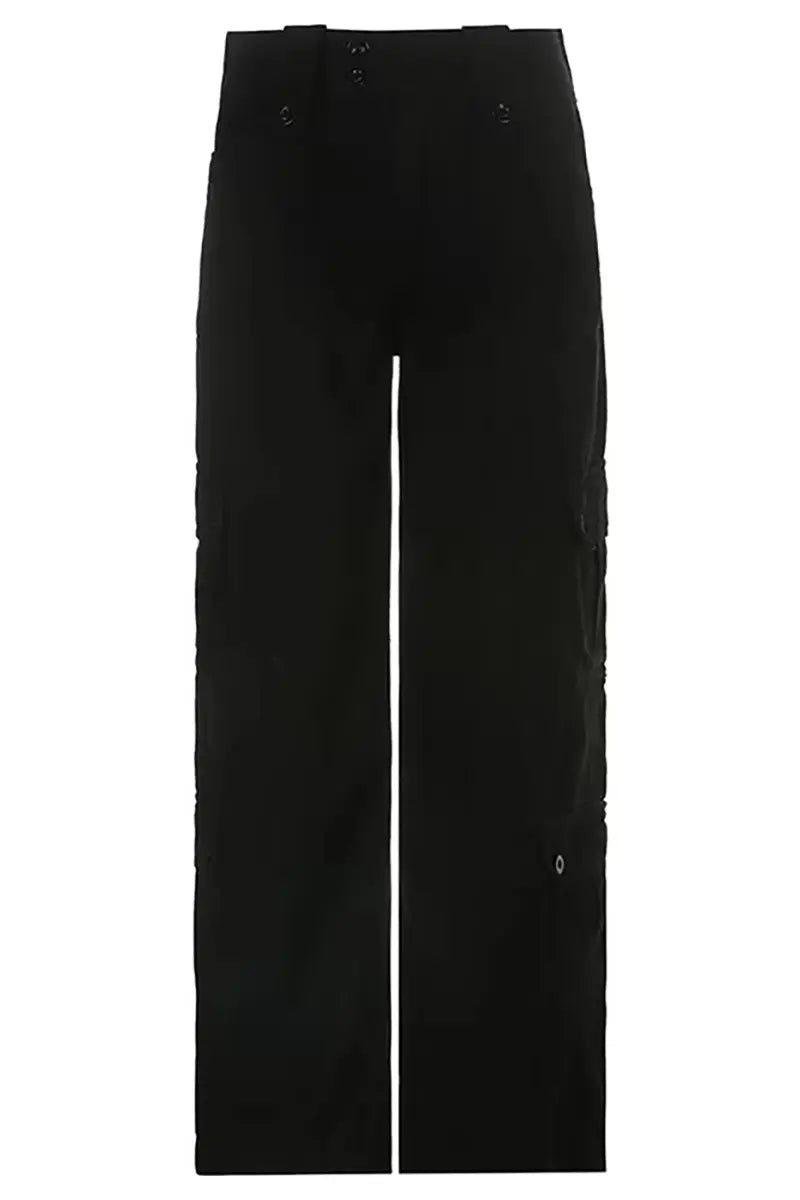 Retro straatstijl spijkerbroek met zakken