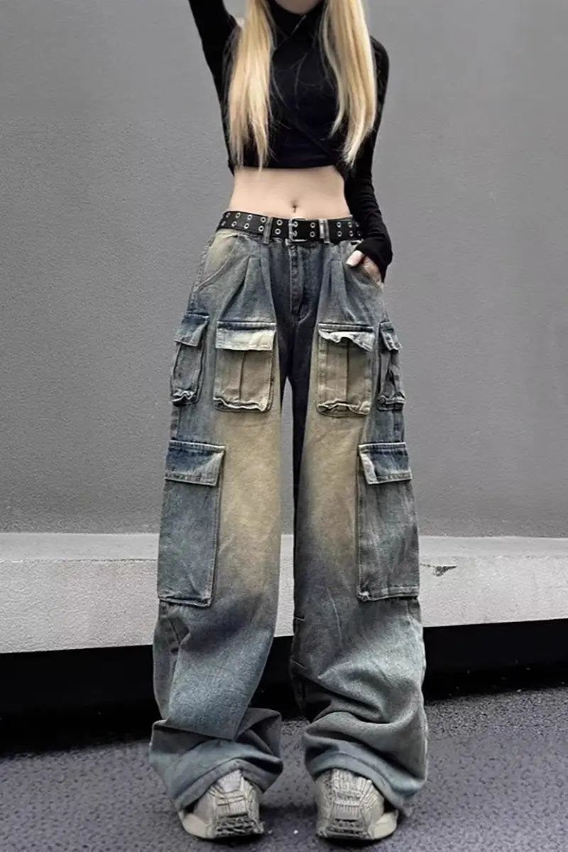 High-Street American Cargo Jeans