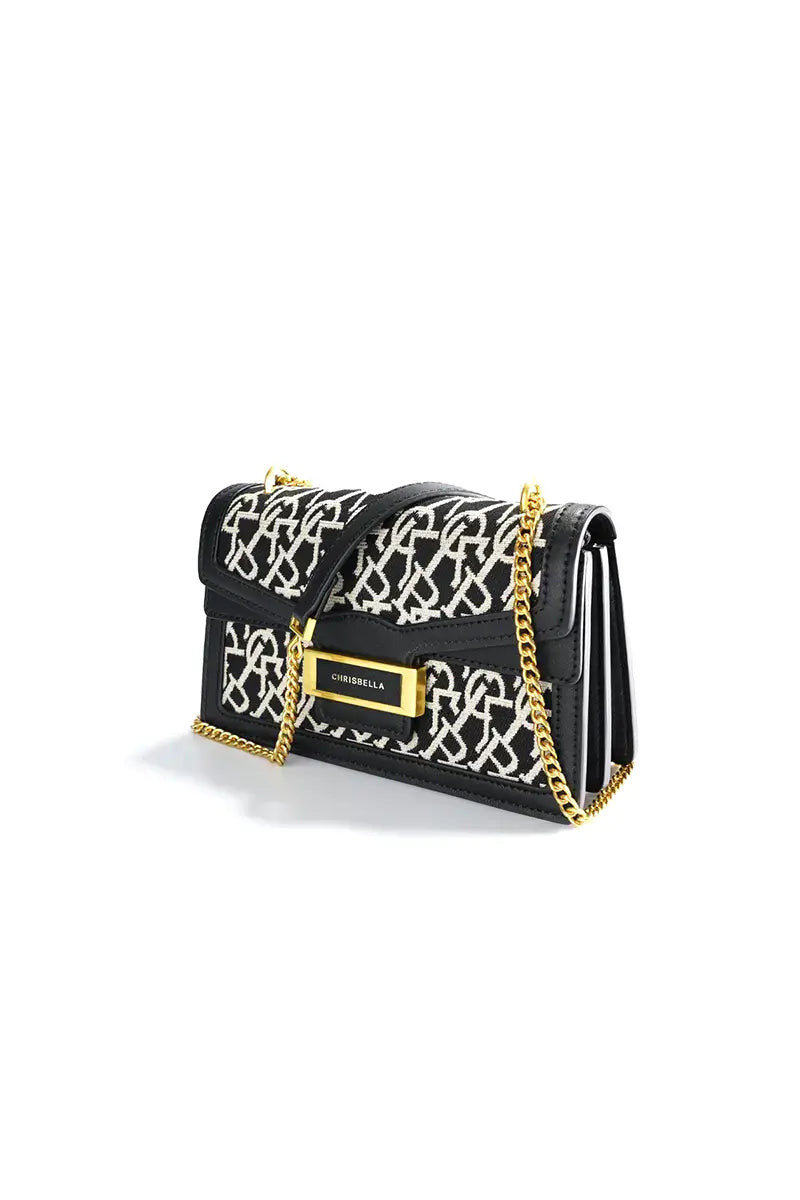 Jacquard Stitch Chain Dionysus Crossbody Bag