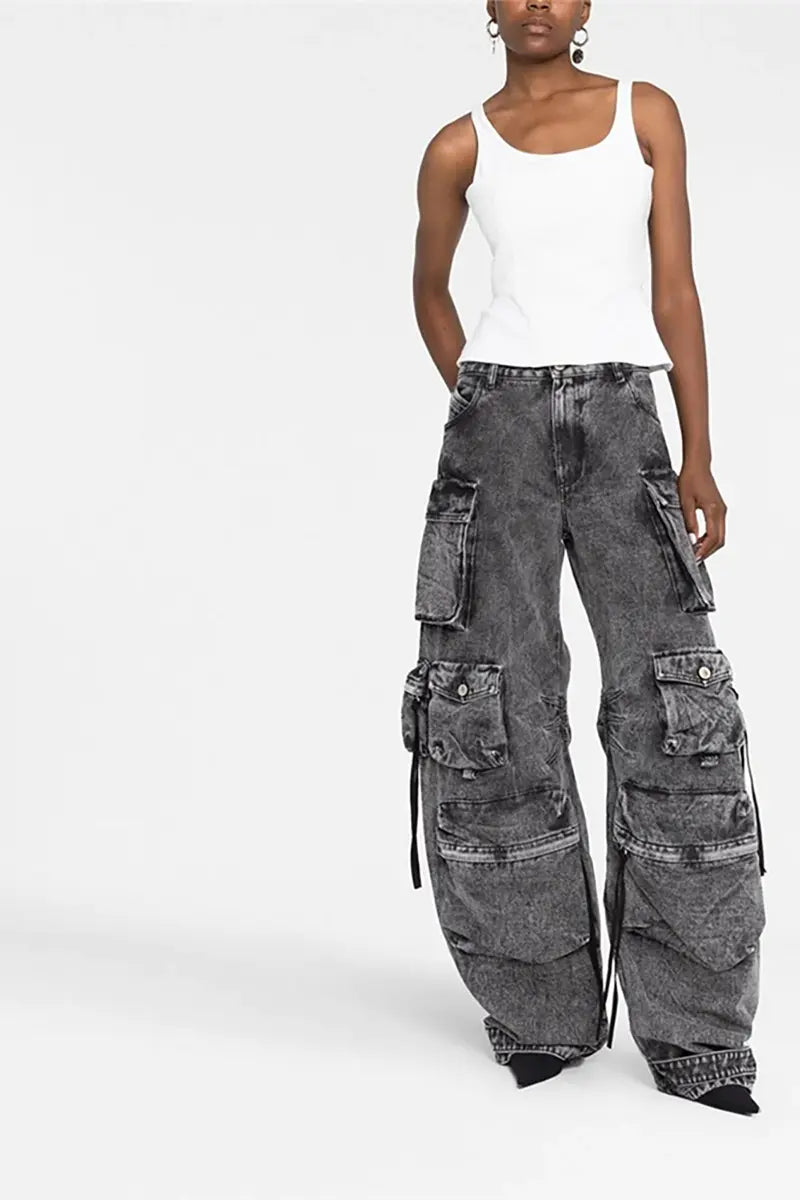 Straatstijl Cargo Denim